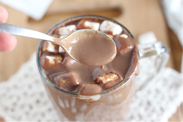 How to make thick and healthy hot chocolate