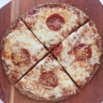Zucchini Pizza Crust (No Cheese!)