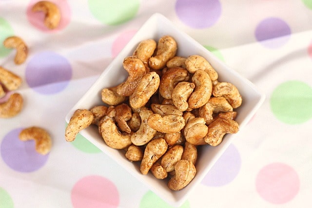 Sweet and spicy cashew recipe