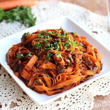 Carrot spaghetti