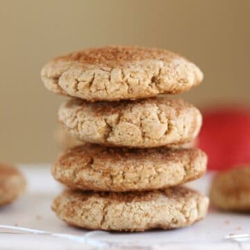 Healthy snickerdoodle recipe with oat flour
