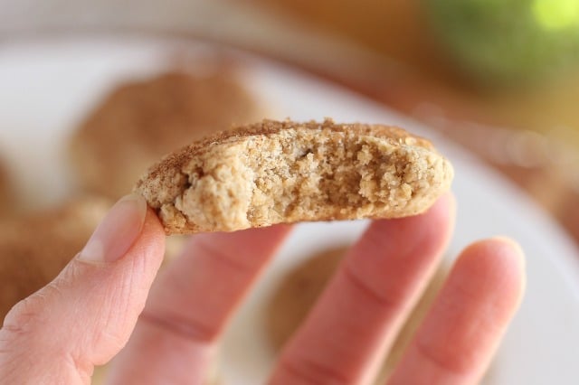 Oatmeal snickerdoodles that are low in fat and sugar