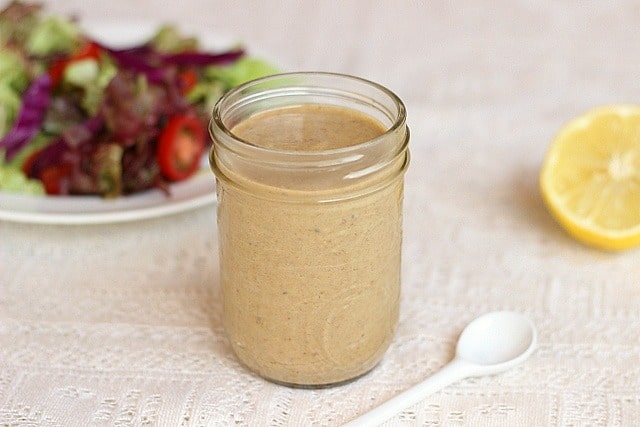 Creamy date dijon salad dressing