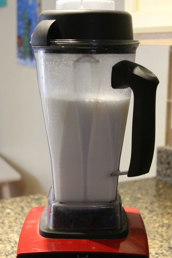 Blender coconut milk