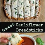 Cauliflower Breadsticks Pinterest
