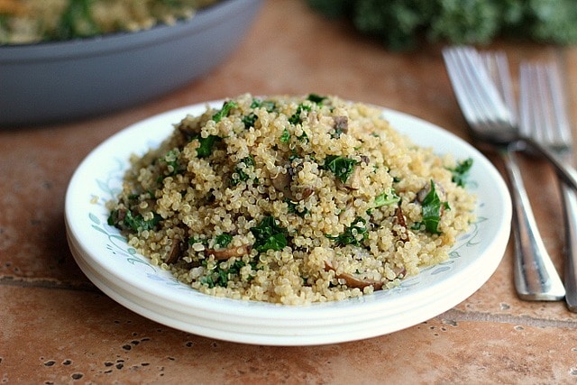 Easy Kale Fried Quinoa (Vegan, Primal) 9