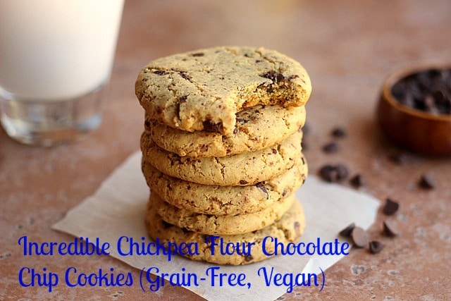 Incredible Chickpea Flour Chocolate Chip Cookies (Grain-Free, Vegan) 1