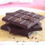 Easy Homemade Chocolate Bars (Just FIVE Ingredients!)
