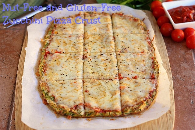 Nut-Free and Gluten-Free Zucchini Pizza Crust