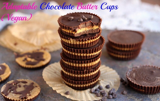 Adaptable Chocolate Butter Cups (Vegan)