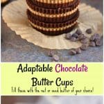 Chocolate Butter Cups Pinterest