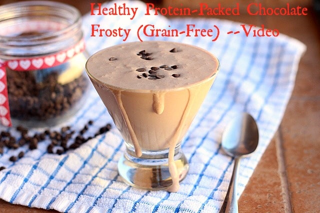 Healthy Protein-Packed Chocolate Frosty (Grain-Free) --Video