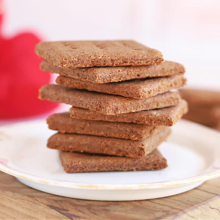 Healthy Graham Crackers Oatmeal with a Fork