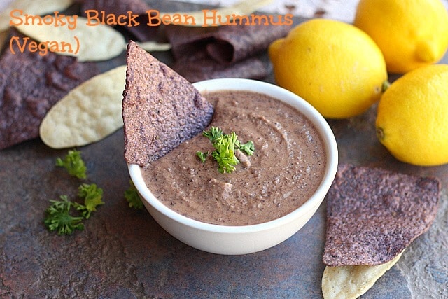 Smoky Black Bean Hummus (Vegan)