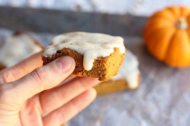 Pumpkin pie bars without sugar