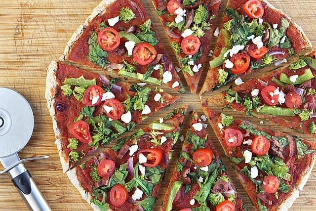 Oil-Free, Yeast-Free Spelt Pizza Crust (Vegan) 2