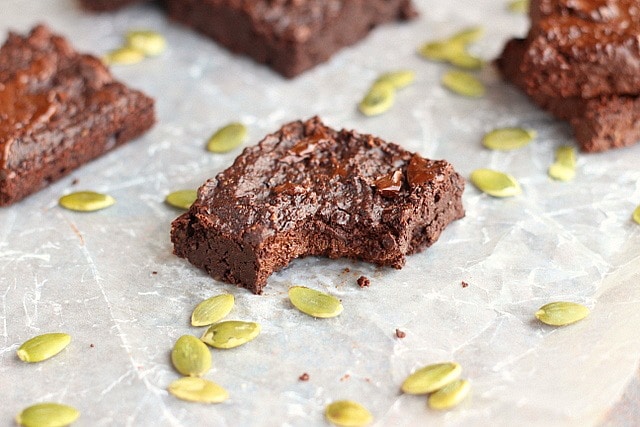 Pumpkin seed flour brownie recipe