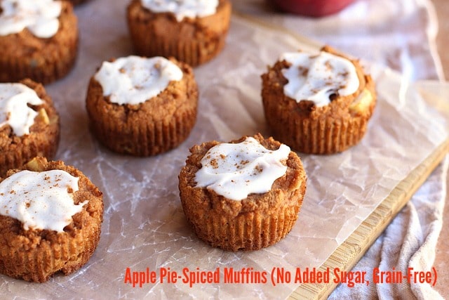 Apple Pie-Spiced Muffins (No Added Sugar, Grain-Free)
