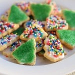 Coconut flour cut-out cookies for Christmas