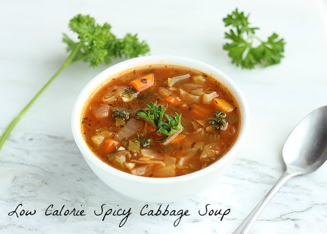 Low Calorie Spicy Cabbage Soup Oatmeal With A Fork