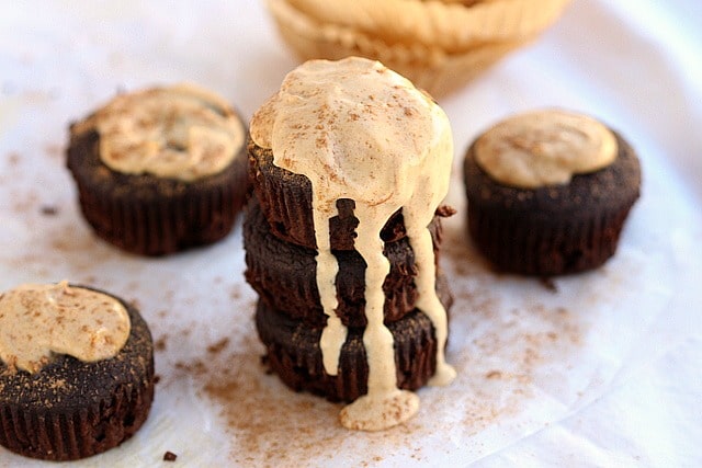 Black Bean Cupcakes with Sugar-Free Peanut Butter Frosting 4