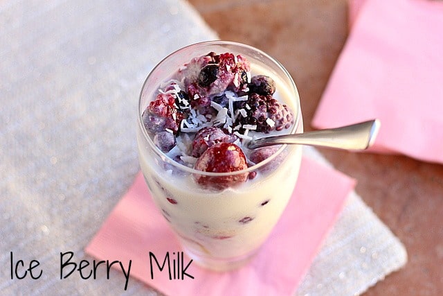 Ice Berry Milk