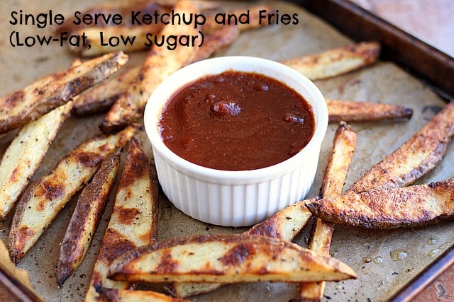 Single Serve Ketchup and Fries (Low-Fat, Low Sugar)