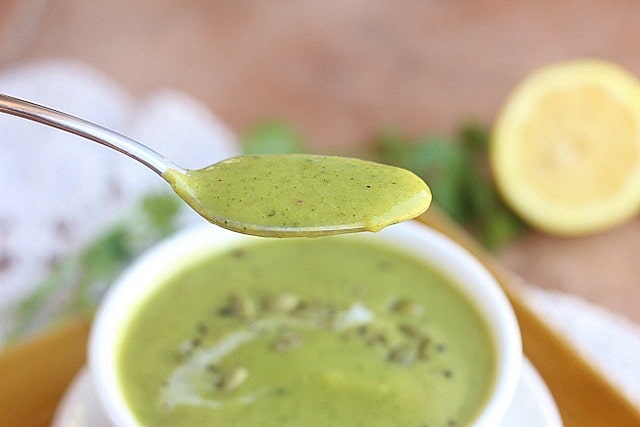 Curried Cream of Zucchini Soup 4
