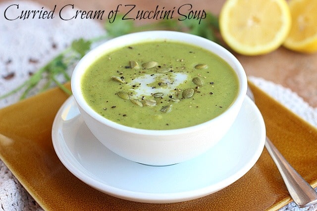 Curried Cream of Zucchini Soup