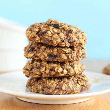 Low-fat oatmeal cookie recipe with chocolate chips