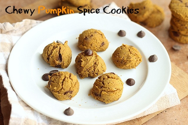 Chewy Pumpkin Spice Cookies