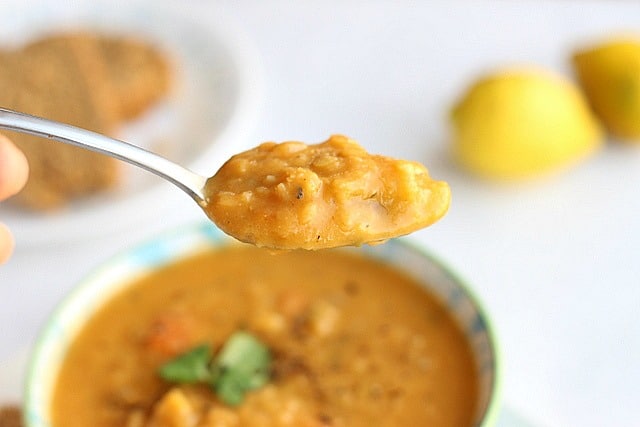 Lemony Red Lentil Soup