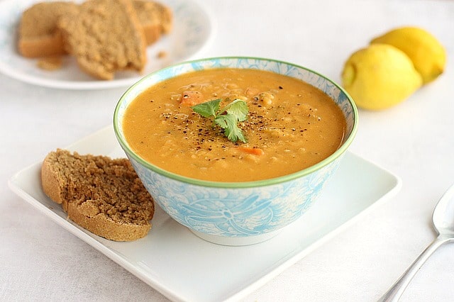 Lemony Red Lentil Soup