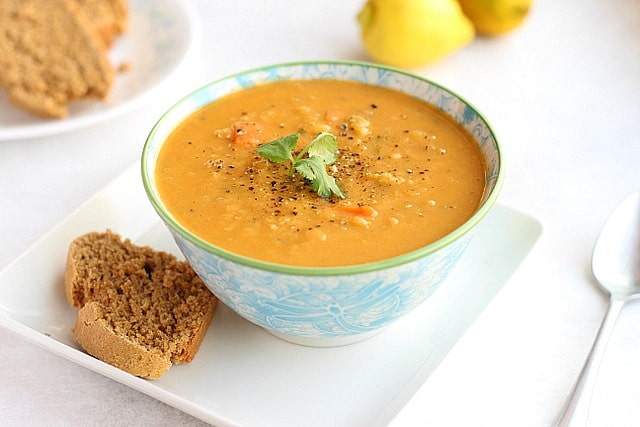 Lemony Red Lentil Soup