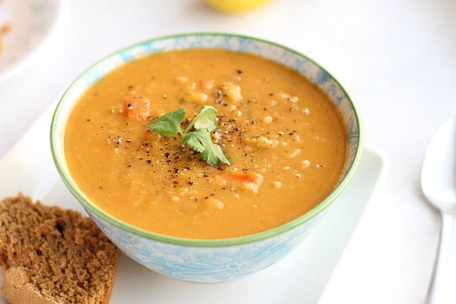 Lemony Red Lentil Soup