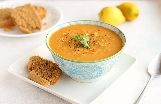 Lemony Red Lentil Soup