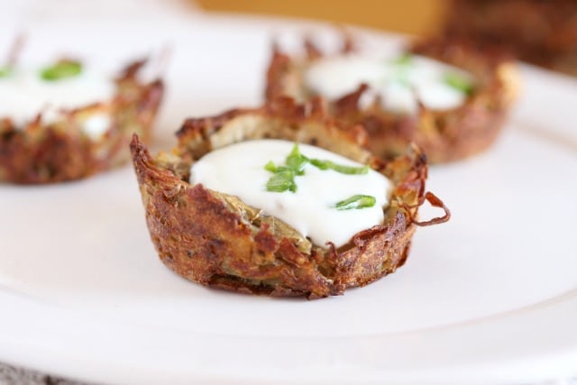 Healthy potato latkes without flour