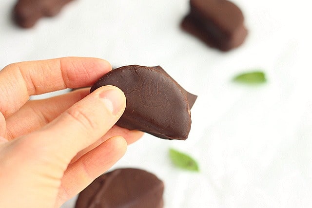 Healthy Mint Chocolate Bon-Bons (Nut-Free)