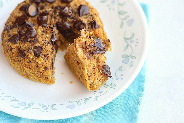 Chocolate Chip Sweet Potato Cakes for Two