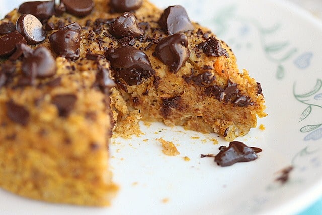 Chocolate Chip Sweet Potato Cakes for Two
