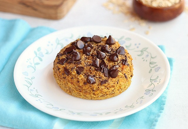 Chocolate Chip Sweet Potato Cakes for Two