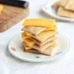 Gluten-free cracker recipe made with chickpea flour