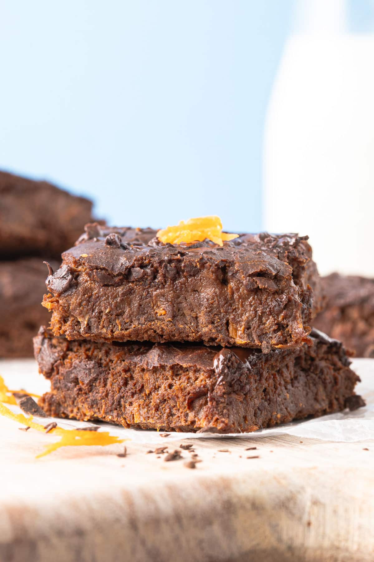 Carrot Brownies Oatmeal with a Fork