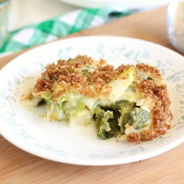 Brussels sprouts gratin healthy