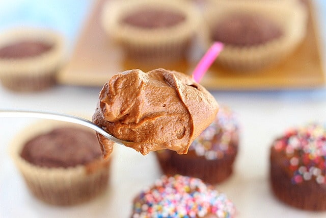 Healthy chocolate frosting