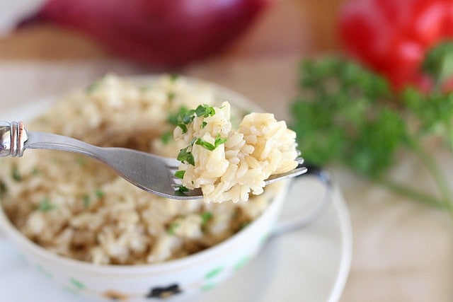 Pressure cooker brown rice