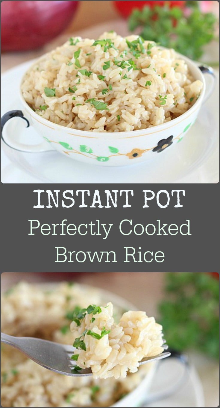 How To Make Brown Rice in the Instant Pot - Oatmeal with a Fork