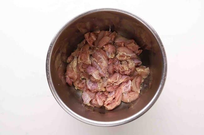 Chicken in an Instant Pot.