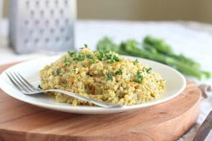 Instant Pot Easy Cheesy Broccoli Rice - Oatmeal with a Fork