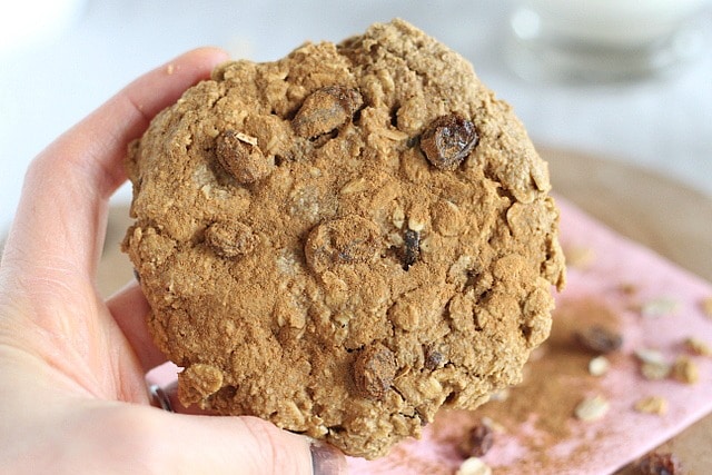 Gluten-free oatmeal raisin cookie